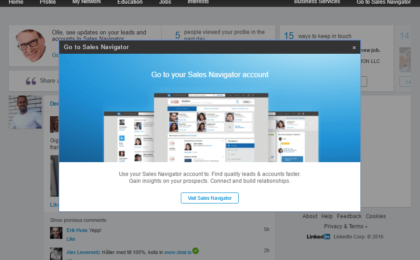 Försäljning med LinkedIn Sales Navigator