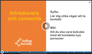 Social selling introducera och connecta